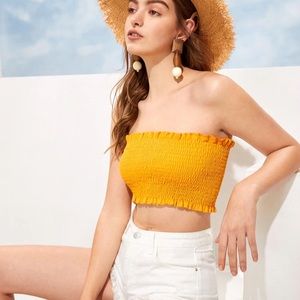 Sun kissed Yellow Tube Top